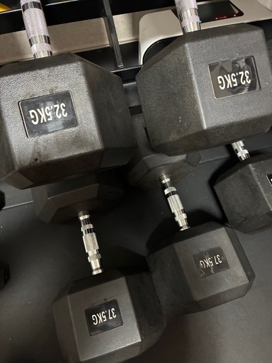 ダンベル　32.5kg 37.5kg 計4個