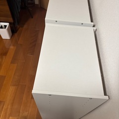 カラーボックス　ホワイト２個セットの画像