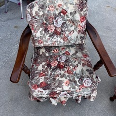 レトロ 飛騨産業 キツツキ アームチェア 2脚セットの画像