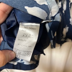 花柄🪷ワンピースLサイズの画像
