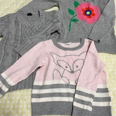 95サイズ　女の子秋冬服まとめ売りの画像