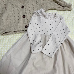 95サイズ　女の子秋冬服まとめ売りの画像