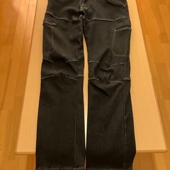 厚手　あったかデニム　ネイビー　4  L 　ジーンズズボン　秋冬用 の画像
