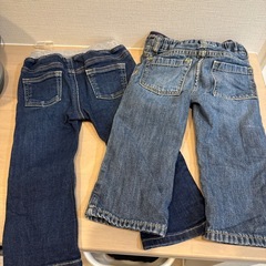 80サイズ　デニムパンツの画像