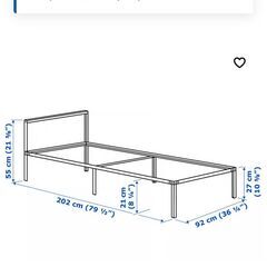 IKEA ベッドフレーム GRIMSBU グリムスブ の画像