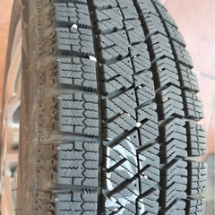 155/65/R14    軽自動車スタッドレス　ホイール、ナット付き    の画像