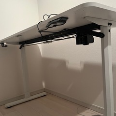 電動昇降デスク パソコンデスク 昇降デスク 幅140×奥行60の画像