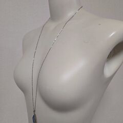 螺鈿調 ネックレス ステンドグラス アクセサリー オーロラ 昭和レトロの画像
