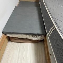 セミダブルベッド_マットレス付　　　の画像