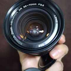 新品級　希少なf3.5 KONICA ZOOM HEXANON AR 35-70mm 3.5の画像