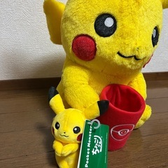 ピカチュウ ぬいぐるみ (受け渡し者決定)の画像