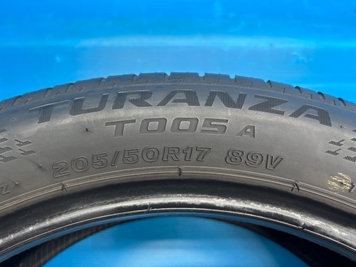 決まりました?　
☆B31■ブリヂストン トランザ BS TURANZA T005A 205/50R17 4本 2021年製造 点検清