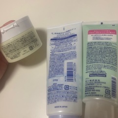 美品コーセークレンジングバーム、メイク落とし、ビオレジェルメイク落とし　3個セット！の画像