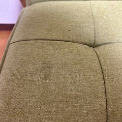 【問い合わせ一時停止】ソファー　グリーン　一人暮らしの画像