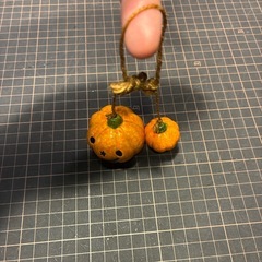 ハロウィン　かぼちゃ　ガーランド？の画像