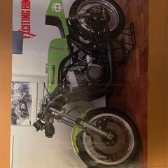 古い雑誌の付録ポスターです。の画像