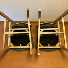 椅子2脚の画像