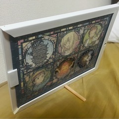 【箱なし】ジブリクリアジグソーパズル208PCS5種類+ジブリ額縁1つの画像