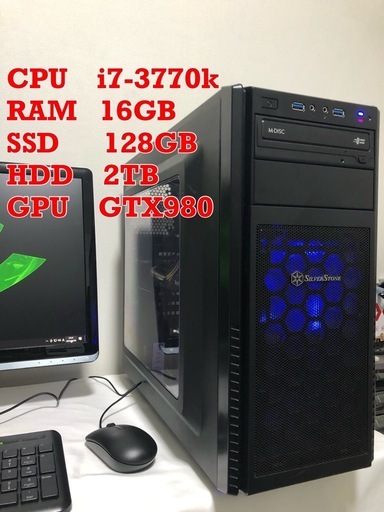 【ゲーミングPCフルセット】i7-4770k メモリ16G GTX980