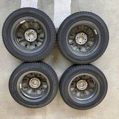  [良品! 使用ほぼ1冬] ハスラー スタッドレス ＼アルミ付／ 【14インチ 】YOKOHAMA ice GUARD IG50 PLUS 165/70R14 の画像