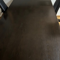 木製ダイニングセットの画像