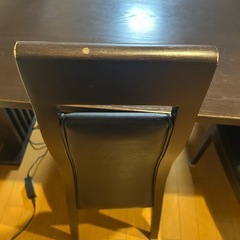 木製ダイニングセットの画像