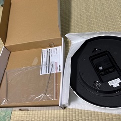 静音秒針・掛け置き時計・ホワイトの画像