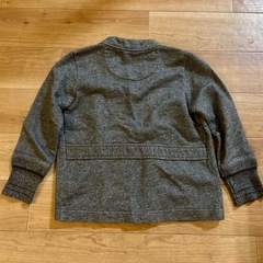 Polo グレー カーディガン 110cmの画像