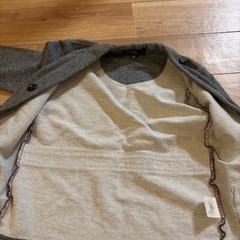 Polo グレー カーディガン 110cmの画像