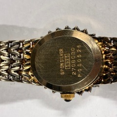 Waltham ウォルサム　クォーツ腕時計　GP on silver ダイヤ入りの画像