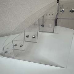 アクリル製5段CDラックの画像