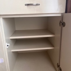 アンティーク風　レトロ　棚　 ハイタイプ の画像