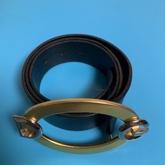 Dolce & Gabbana レザーベルト D&Gロゴ付きの画像