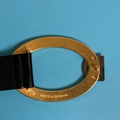 Dolce & Gabbana レザーベルト D&Gロゴ付きの画像