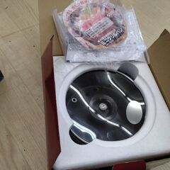 極上美品　グリル鍋　ホットプレート　焼肉　すき焼き　鍋　カセットコンロ いらずの画像