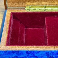 Demain ドマン オルゴール付き 宝石箱 小物入れ イタリア製 レトロの画像