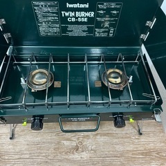イワタニ　IWATANI ツインバーナーCB-55E 廃盤品 希少 動作確認済の画像