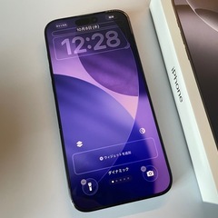 iPhone 16 Pro Max 512GB ブラックチタニウムの画像