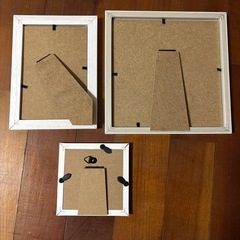 無料　白いフォトフレームの画像