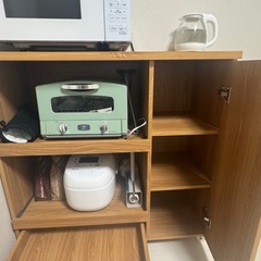収納棚　キッチン収納の画像