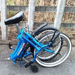 ★お届け可!!★ CAPTAIN STAG  20インチ 折りたたみ自転車 6段変速の画像