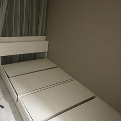 収納付き　シングルベッドの画像