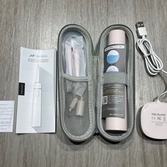 ジェットウォッシャー 口腔洗浄機 タンクレス 防水 歯間 コードレス ピンク 口腔洗浄器 フロスの画像