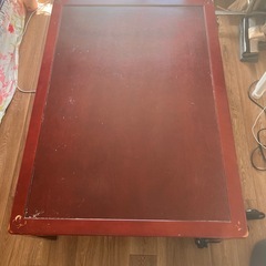 こたつ譲ります!(現在家の家具家電全て処分しています！無料で引取りに来て下さる方是非メッセージください😊)の画像