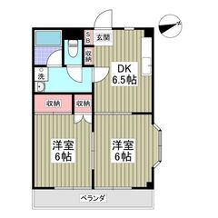 💕初期費用分割相談可🎵フリーレント（初月賃料無料）、敷金な…