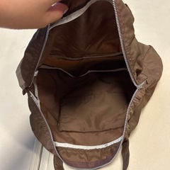 決まりましたほし⭐︎茶色　カバン　バック　チャック付きの画像