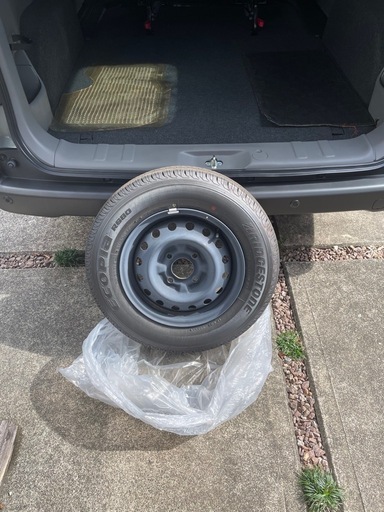 ブリヂストン 165/80R14 ホイールセット 新車取外 し 引取限定