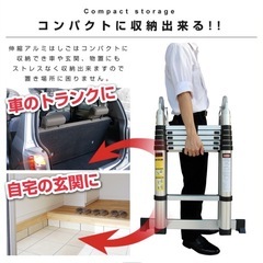 伸縮アルミ
はしごの画像