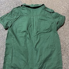 🍀🐒　しっかりした生地のシャツ　sizeＬの画像