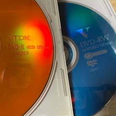 TDK DVD-R/DVD-RW 複数枚 120分の画像